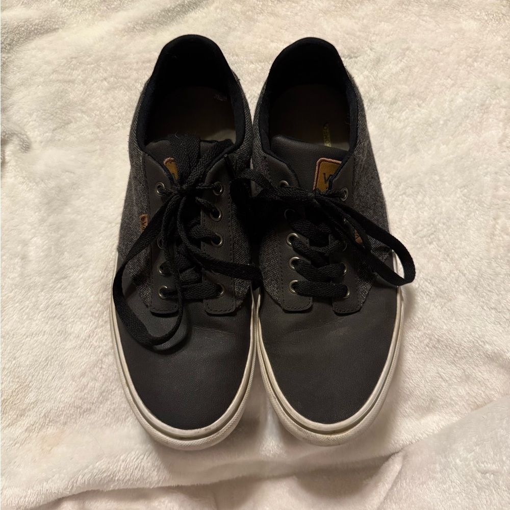 Vans Black and Gray Men's Shoes